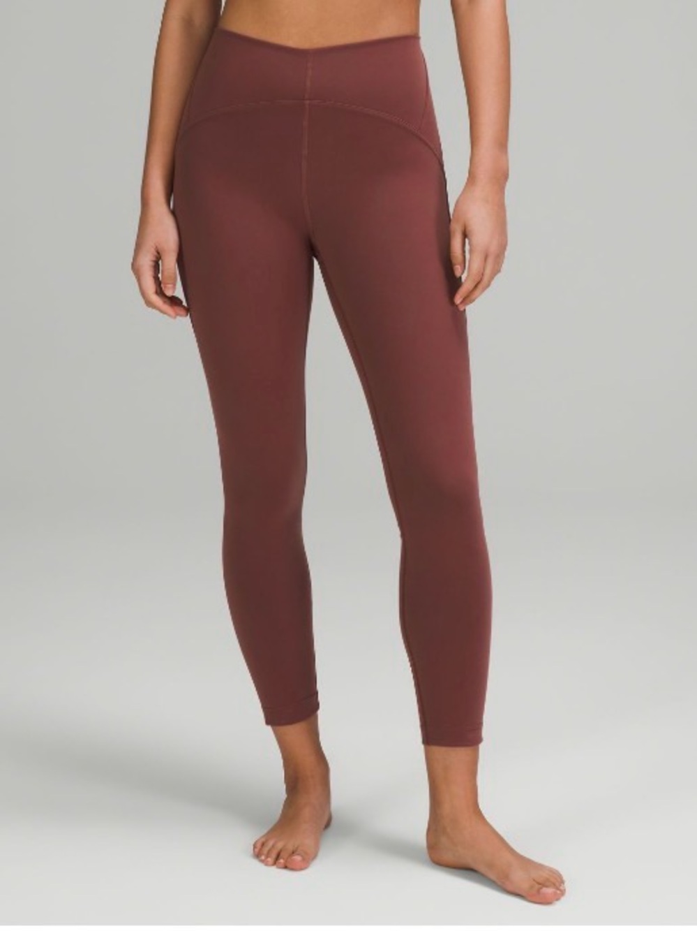 Lululemon Instill High Rise 25” Legging in Smoky Red